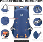 Hiking Backpack, Large 35L Travel Backpacks - Image 5