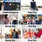 Laundry Bag Backpack, 125L Extra Large Travel Laundry Bags - Image 7