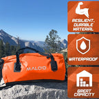 Malo'o Waterproof Dry Bag Duffel 40L/60L/100L, Roll Top Duffel Keeps Gear Dry - Image 4
