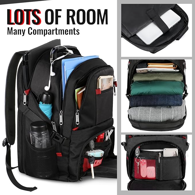 YOREPEK Travel Backpack, Extra Large 50L Laptop Backpacks - Image 2