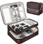 SELLYFELLY Electronics Travel Organizer, Double Layer Cable Organizer Bag by SELLYFELLY