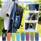 HOEAAS 2 Pack Microfiber Camping Towels, Quick Dry Towel, Super Absorbent Ultra - Image 6