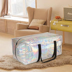 4 Pack Heavy Duty Moving Bags Extra Large Waterproof Foldable Clothing Storage - Image 2