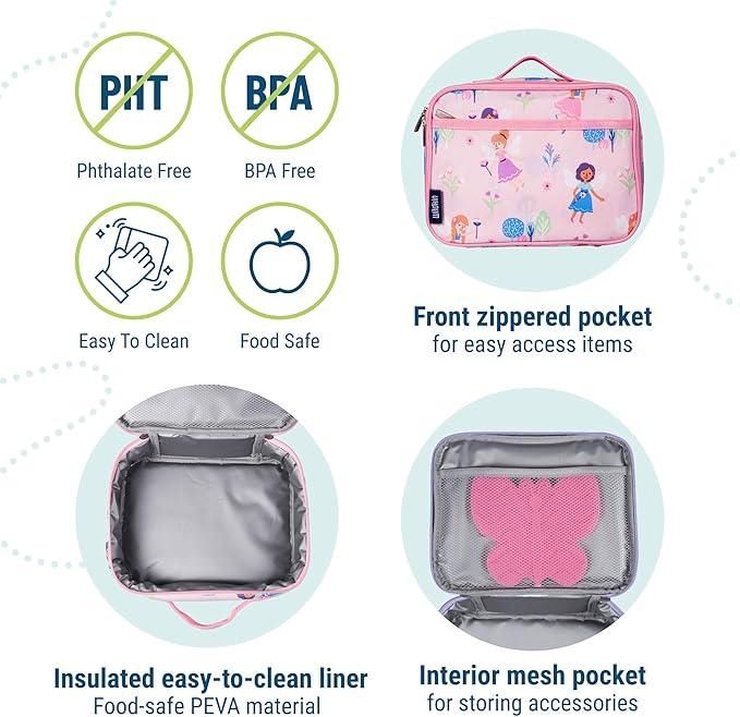 Wildkin Kids Insulated Lunch Box – Durable and Reusable - Image 4
