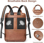 Shrrie 15.6" Laptop Backpack, Business Work Backpack Briefcase, Durable - Image 6
