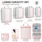 10 Set Compression Packing Cubes - Image 2