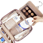 NISHEL Travel Toiletry Bag for Women Large Capacity, Makeup Essentials Organizer - Image 4