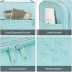 Narwey Hanging Toiletry Bag for Women Travel Makeup Bag Organizer Toiletries - Image 7
