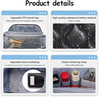 Travel Makeup Bags for Women Cosmetic Bag: Puffy Make up Bags Set of 3 - Image 4