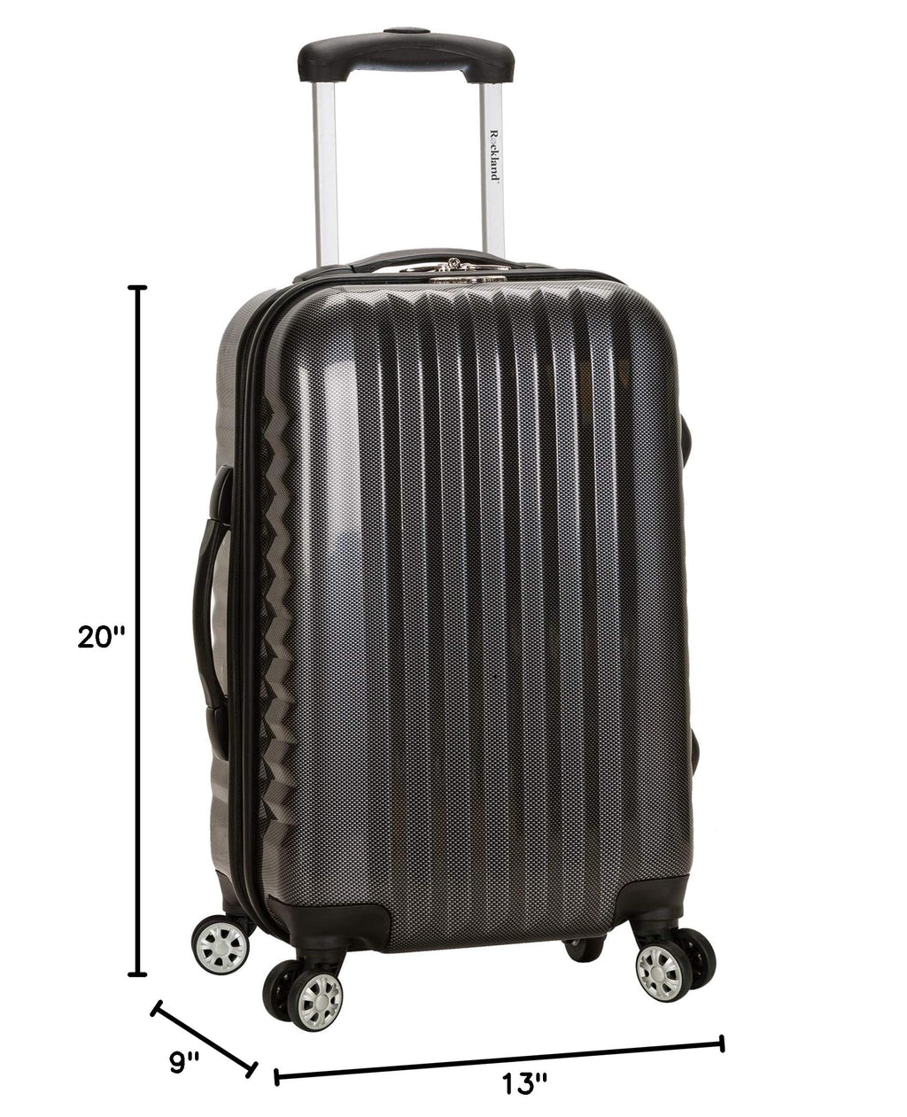 Melbourne Hardside Expandable Spinner Wheel Luggage (Carbon / Carry-On 20")