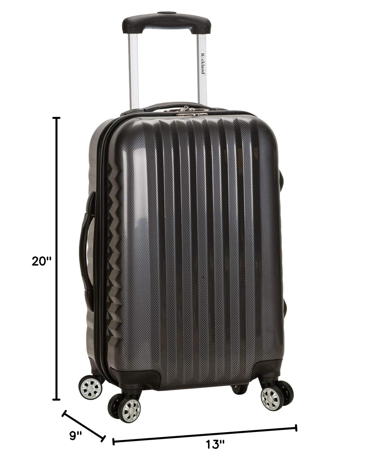 Melbourne Hardside Expandable Spinner Wheel Luggage (Carbon / Carry-On 20")