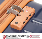 GinzaTravel Luggage Sets 3-Piece Expandable Suitcases - Image 2