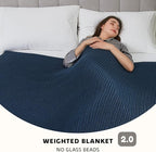 L'AGRATY Knitted Weighted Blanket - Image 2