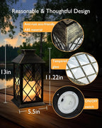 Homemory Solar Lanterns Outdoor Waterproof Hanging - Image 4
