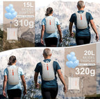 15L Small Hiking Backpack for Men Women Foldable Packable Back Pack Ultralight - Image 4