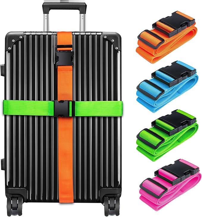 Luggage Straps for Suitcases TSA Approved, Travel Belt Suitcase Belt, Suitcase by collwait