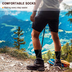 BULLIANT Compression Socks for Men 6Pairs, Athletic Crew Socks Cushioned For - Image 7