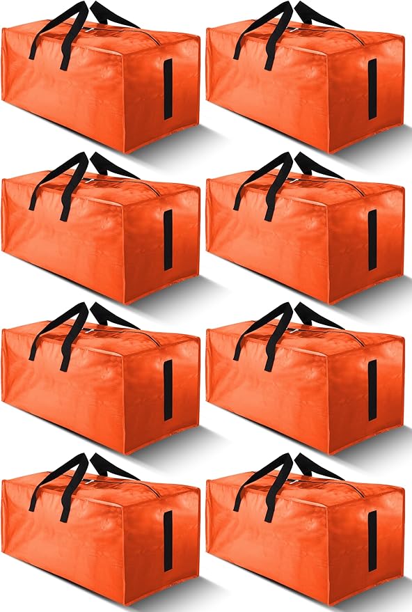 8 Pack Large Strong Moving Bags by HOMESURE