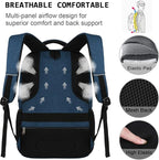 17 Inch Laptop Backpack, Business Anti Theft Slim Durable Laptops Backpack - Image 5