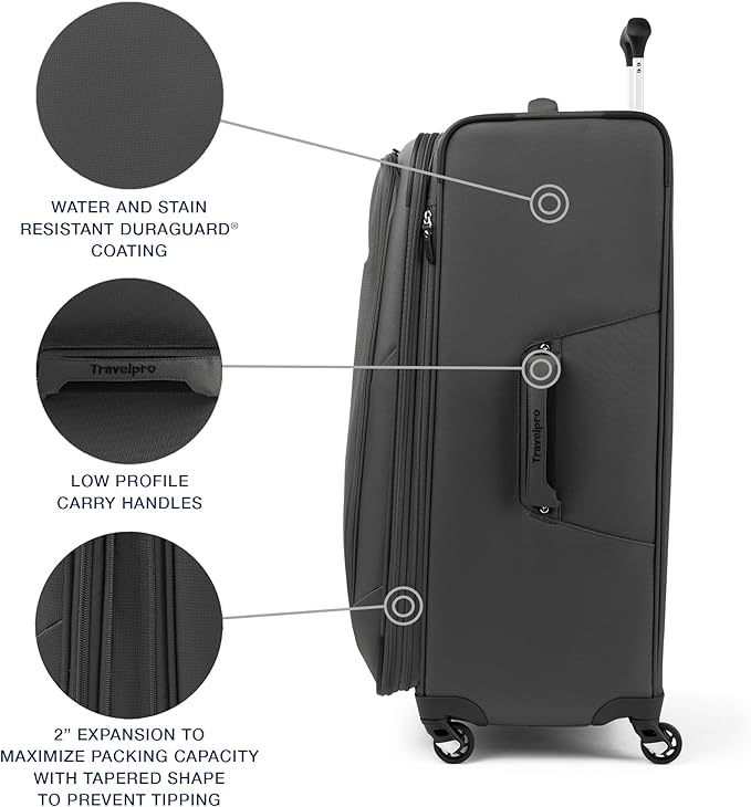 Travelpro Maxlite 5 Softside Expandable Checked Luggage - Image 3