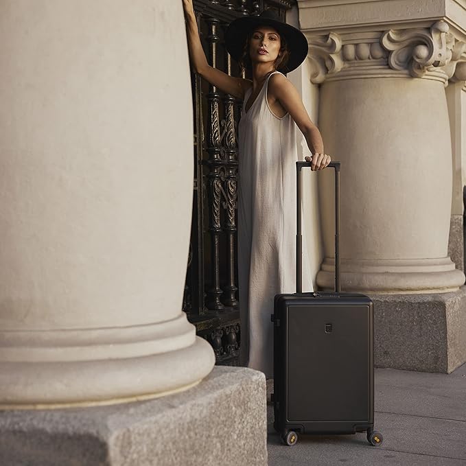 LEVEL8 Elegance Carry-on Suitcase, 20 Inch Carry on Luggage, Hardside Large - Image 2