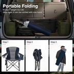 HIGH POINT SPORTS Oversized Portable Folding Camping Chair, 450 LBS Support - Image 7