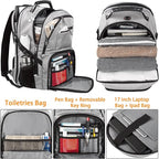 LTINVECK Extra Large 50L Travel Laptop Backpack, Computer bag Backbag - Image 3