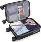 Personal Item Small Suitcase 18x14x8 Inches Hardside Built In TSA Lock & USB - Image 6