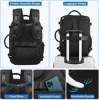 Hanples Travel Backpack for Women Men, Large Carry On Person Item Luggage - Image 8