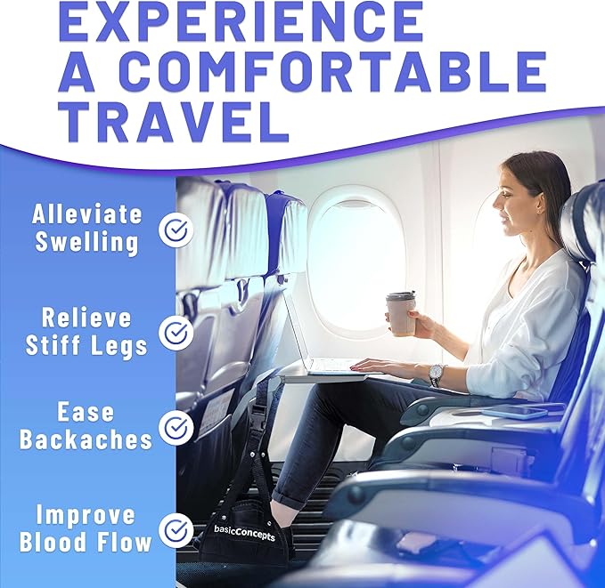 Airplane Footrest, Perfect Foot Hammock - Image 4