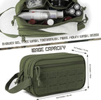 QT&QY Tactical Toiletry Bag For Men Hygiene Bag EDC Military Tool Molle Pouches - Image 2