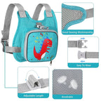 Toddler Harness Leash + Anti Lost Wrist Link, Accmor Dinosaur Baby Harnesses - Image 3