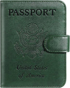 Passport Holder Cover Wallet RFID Blocking Leather Card Case Travel Accessories by PASCACOO