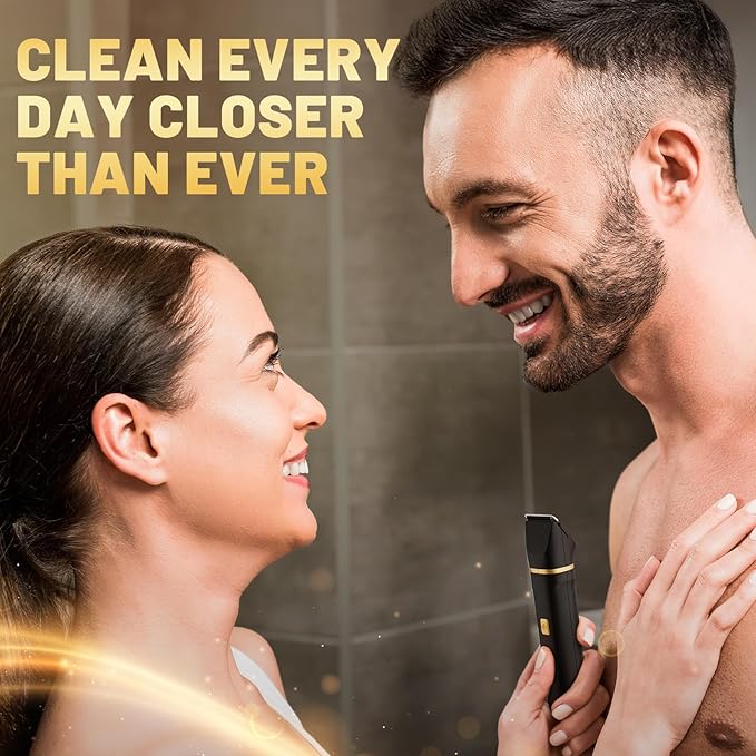 Electric Razor for Men, IPX7 Waterproof Versatile Shaver for Temple, Ear Hairs - Image 8