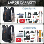 20L Small Hiking Backpack for Men Women Foldable Packable Back Pack Ultralight - Image 5