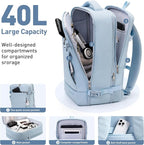 SHOWKOO Travel Backpack For Man Women, Airline Approved Carry On Laptop - Image 3