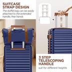 SHOWKOO Carry On Luggage Hardshell Lightweight Luggage Set, Suitcase - Image 5