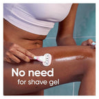 Gillette Venus ComfortGlide White Tea Women's Razor, Handle + 4 Blade Refills, Holiday Gifts for Women