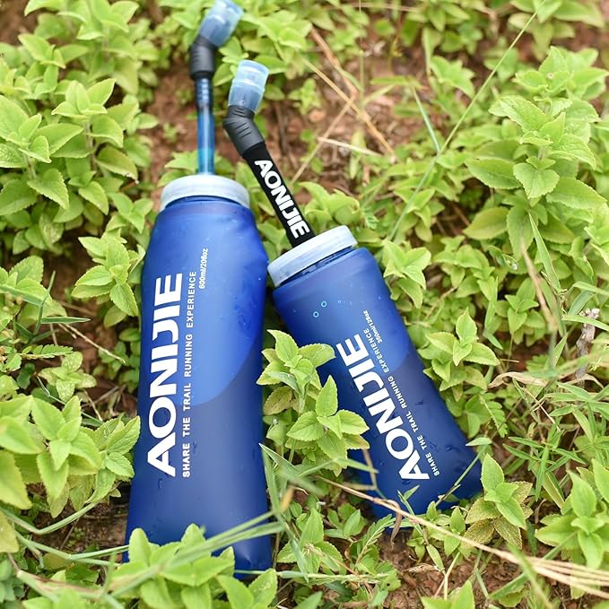 TRIWONDER TPU Soft Folding Water Bottles BPA-Free Collapsible Flask - Image 7