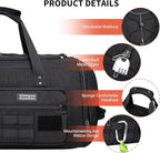WITZMAN Travel Duffel Bags for Men Large Carry On Weekender Overnight Bag 3 in - Image 8