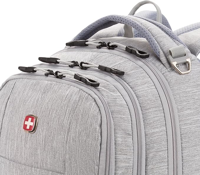 SwissGear Cecil 5505 Laptop Backpack, Light Grey - Image 7
