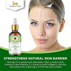 Organic Veda Moringa Oil Virgin 100% Pure & USDA Organic - Multi Purpose, Face, Hair & Skin, Nails, Fast Absorbing, Moisturizing & Beautifying - The Miracle Tree Moringa Oleifera Seed Oil, 1.7 fl.oz