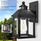 Solar Porch Lights Outdoor, Solar Sconce Lights Outdoor - Image 2