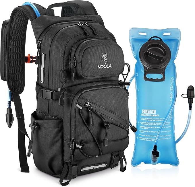 NOOLA Hydration Backpack with 3L Water Bladder, 22L Water Backpack by NOOLA