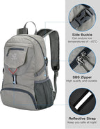WATERFLY Small Lightweight Packable Backpack: 20l Ultra Light Foldable Travel - Image 4