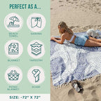 Sand Cloud Extra Large Turkish Beach Towel - Image 3