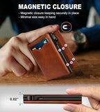Wallet for Men, with Cash Pocket 2 ID Window 9-13 Cards, Metal Case Smart Slim - Image 3