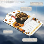 2 Pack Autumn Turkey and Pumpkin Luggage Tags - Image 3