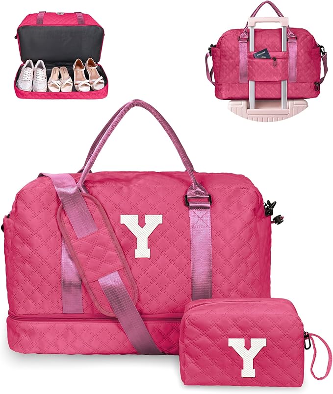 Gifts for Women-Gift Ideas for Woman, Initial Travel Bag by Vogewood
