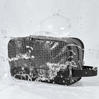 Gonex Travel Toiletry Bag Nylon, Dopp Kit Shaving Bag Toiletry Organizer Check - Image 2